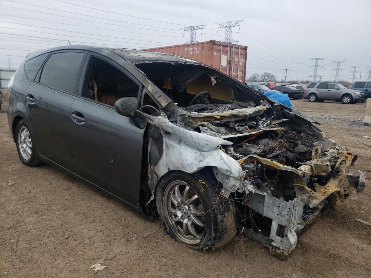 TOYOTA PRIUS V 2012 with VIN JTDZN3EUXC3152263 - Photo from auction
