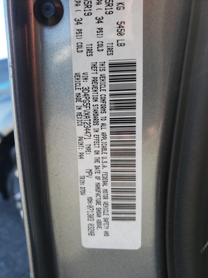 Photo 11 from auction – 2010 DODGE JOURNEY SX with VIN 3D4PG5FVXAT234471