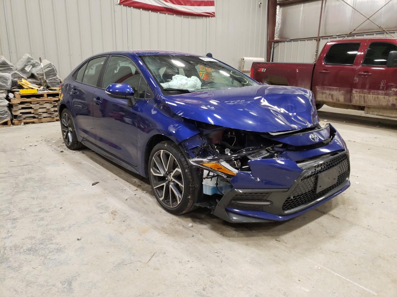 TOYOTA COROLLA SE 2020 with VIN 5YFS4RCE8LP025957 - Photo from auction