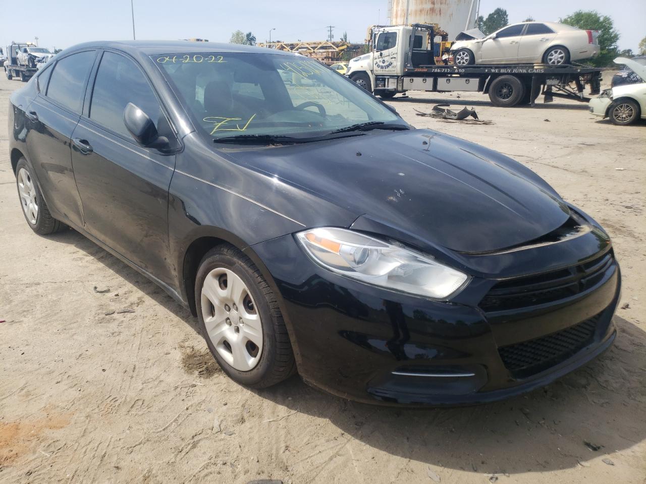 DODGE DART SE 2015 with VIN 1C3CDFAA4FD363855 - Photo from auction