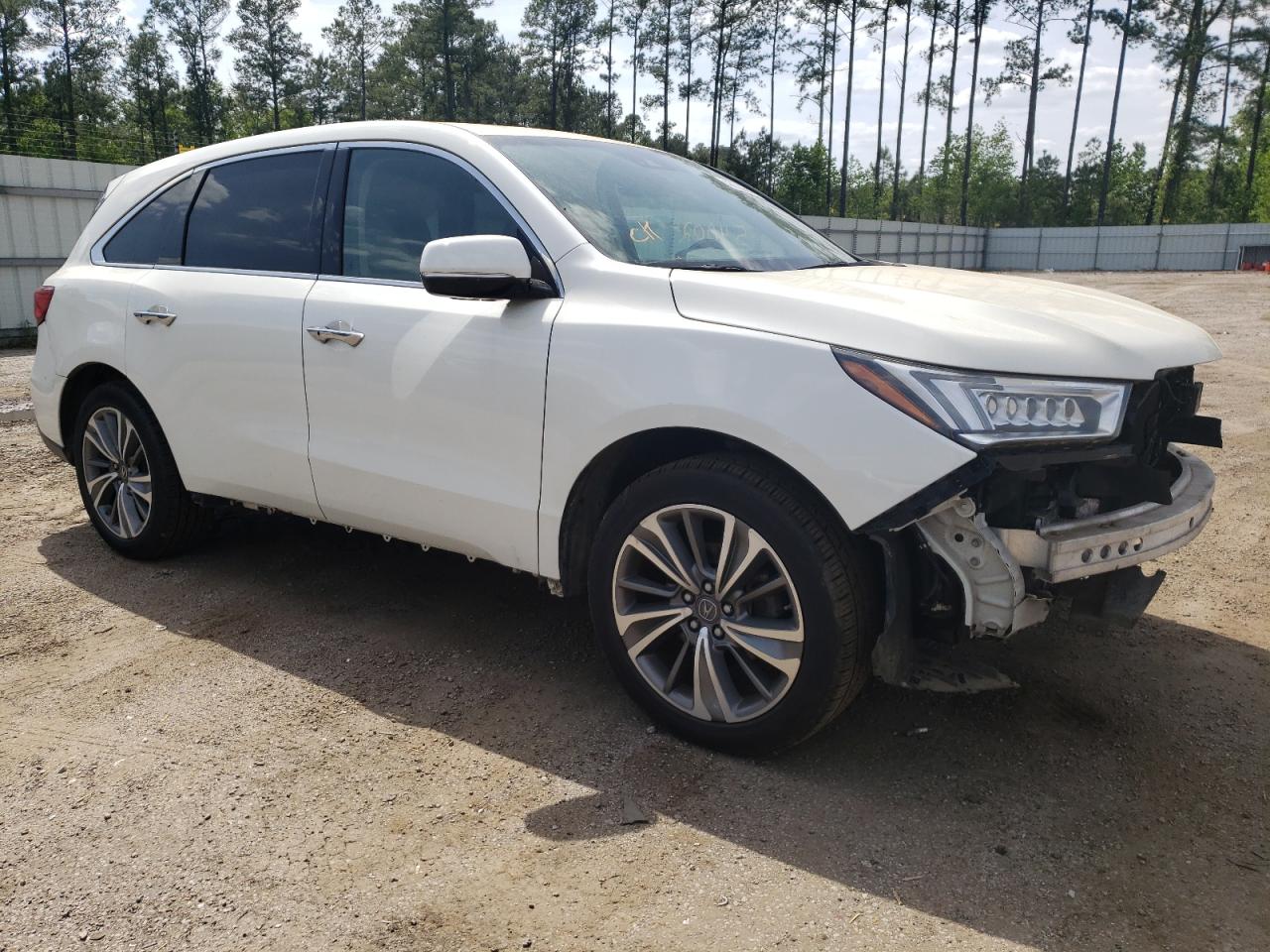ACURA MDX TECHNO 2017 with VIN 5FRYD3H50HB009981 - Photo from auction