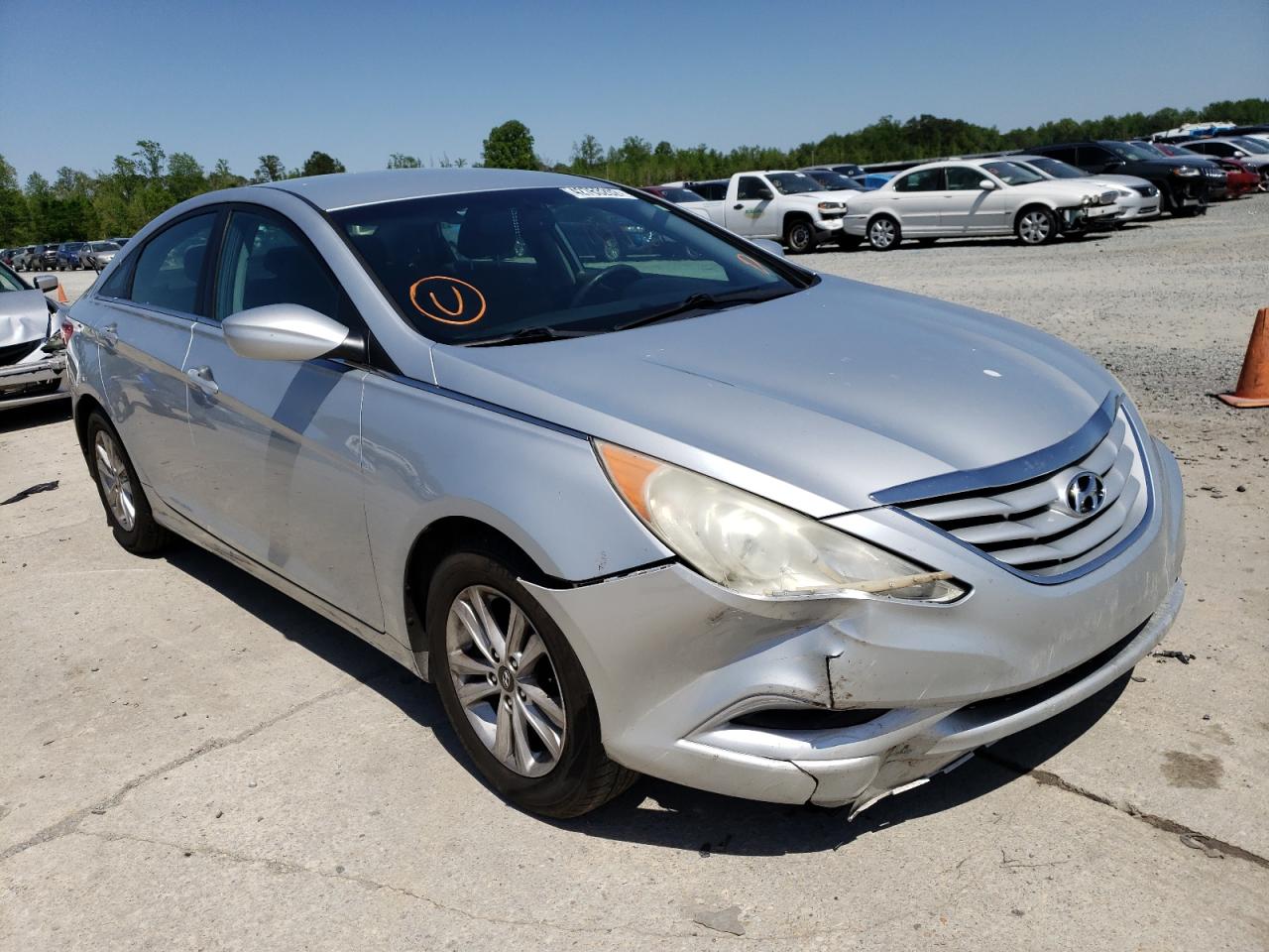 HYUNDAI SONATA GLS 2011 with VIN 5NPEB4AC8BH210349 - Photo from auction