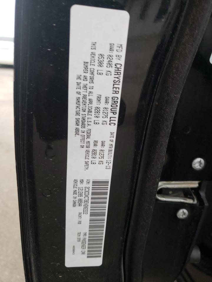 Photo 10 from auction – 2014 DODGE CHARGER R/ with VIN 2C3CDXCT8EH202222