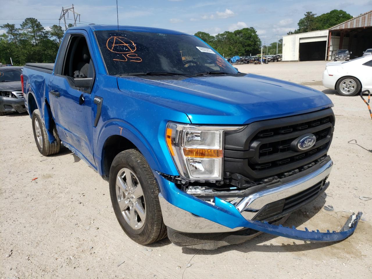 FORD F150 2021 with VIN 1FTMF1C58MKD96878 - Photo from auction