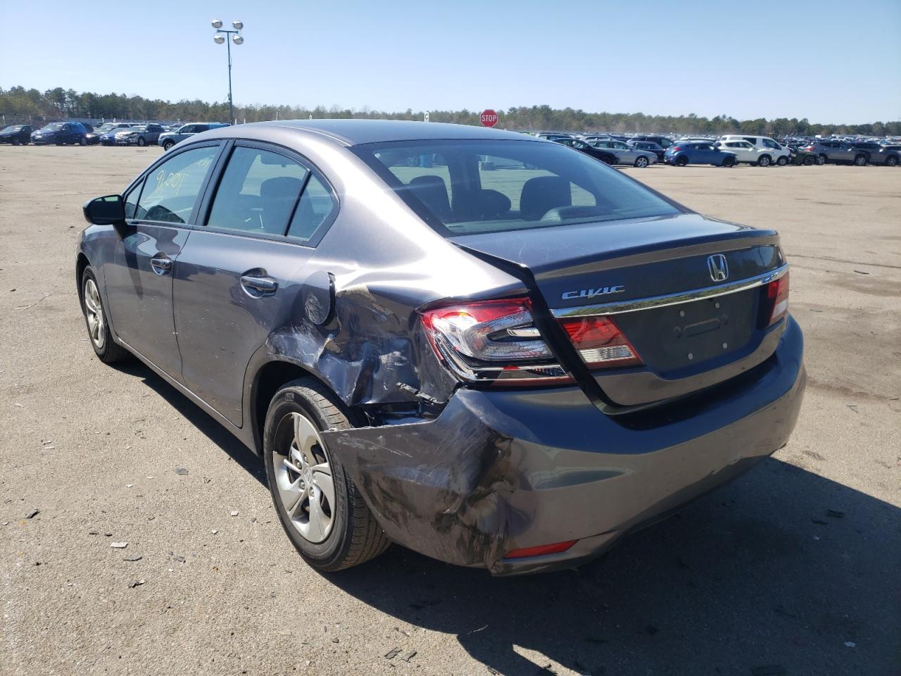 Photo 3 from auction – 2015 HONDA CIVIC LX with VIN 19XFB2F58FE700562