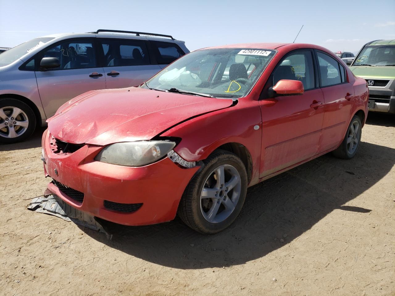Photo 2 from auction – 2005 MAZDA 3 I with VIN JM1BK12F251306452