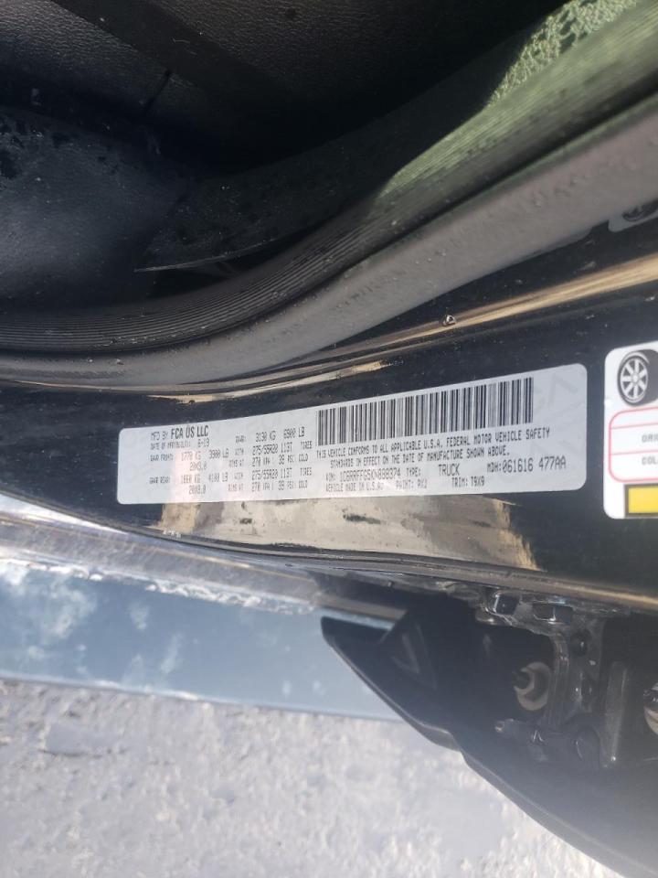Photo 10 from auction – 2019 RAM 1500 BIG H with VIN 1C6RRFFG5KN888374