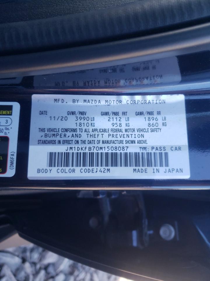 Photo 10 from auction – 2021 MAZDA CX-3 SPORT with VIN JM1DKFB70M1508087
