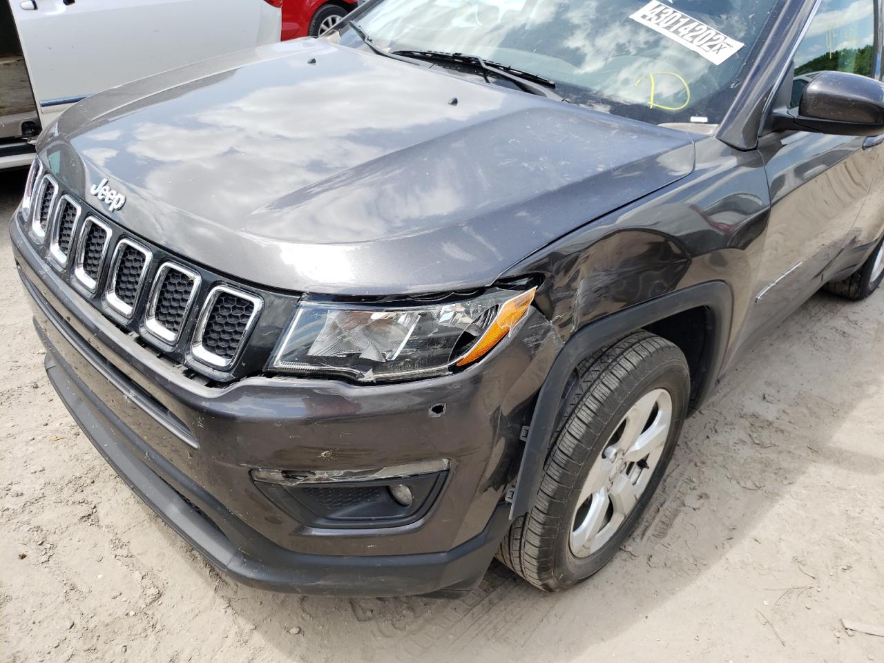 Photo 9 from auction – 2019 JEEP COMPASS LA with VIN 3C4NJCBB6KT655028