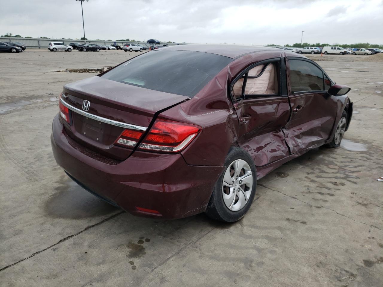 Photo 4 from auction – 2015 HONDA CIVIC LX with VIN 19XFB2F55FE054817