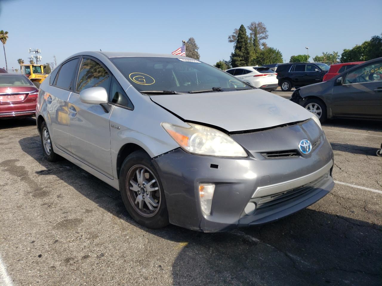 TOYOTA PRIUS 2013 with VIN JTDKN3DUXD0352825 - Photo from auction