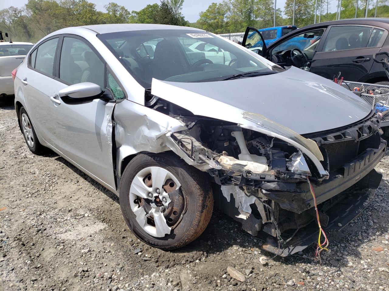 KIA FORTE LX 2015 with VIN KNAFK4A69F5294523 - Photo from auction