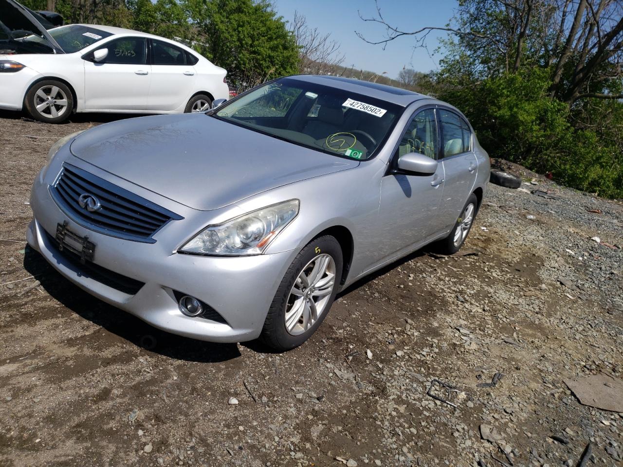 Photo 2 from auction – 2011 INFINITI G25 with VIN JN1DV6AR7BM650526