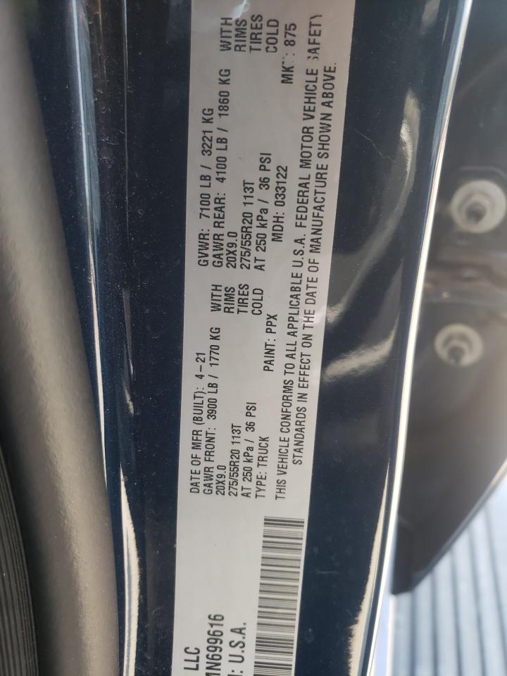 Photo 10 from auction – 2021 RAM 1500 LARAM with VIN 1C6SRFJTXMN699616