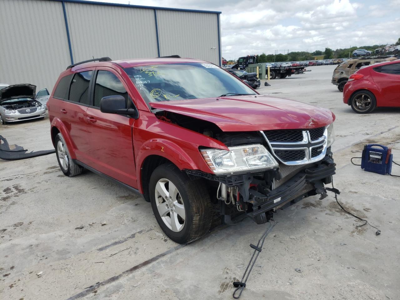 DODGE JOURNEY SE 2013 with VIN 3C4PDCAB3DT509609 - Photo from auction