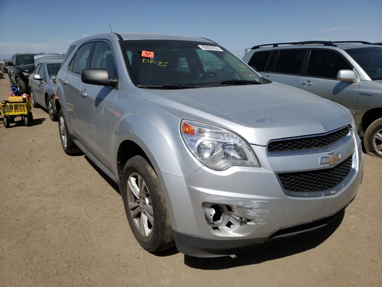 CHEVROLET EQUINOX LS 2011 with VIN 2CNFLCECXB6404984 - Photo from auction