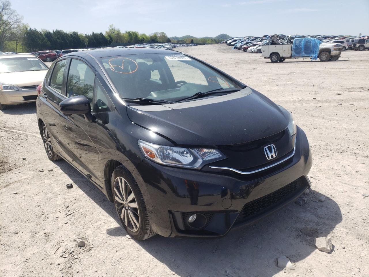 HONDA FIT EX 2015 with VIN 3HGGK5H81FM763569 - Photo from auction