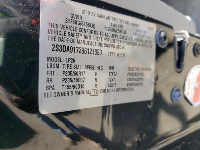 Photo 10 from auction – 2008 SUZUKI XL7 LIMITE with VIN 2S3DA917286121390