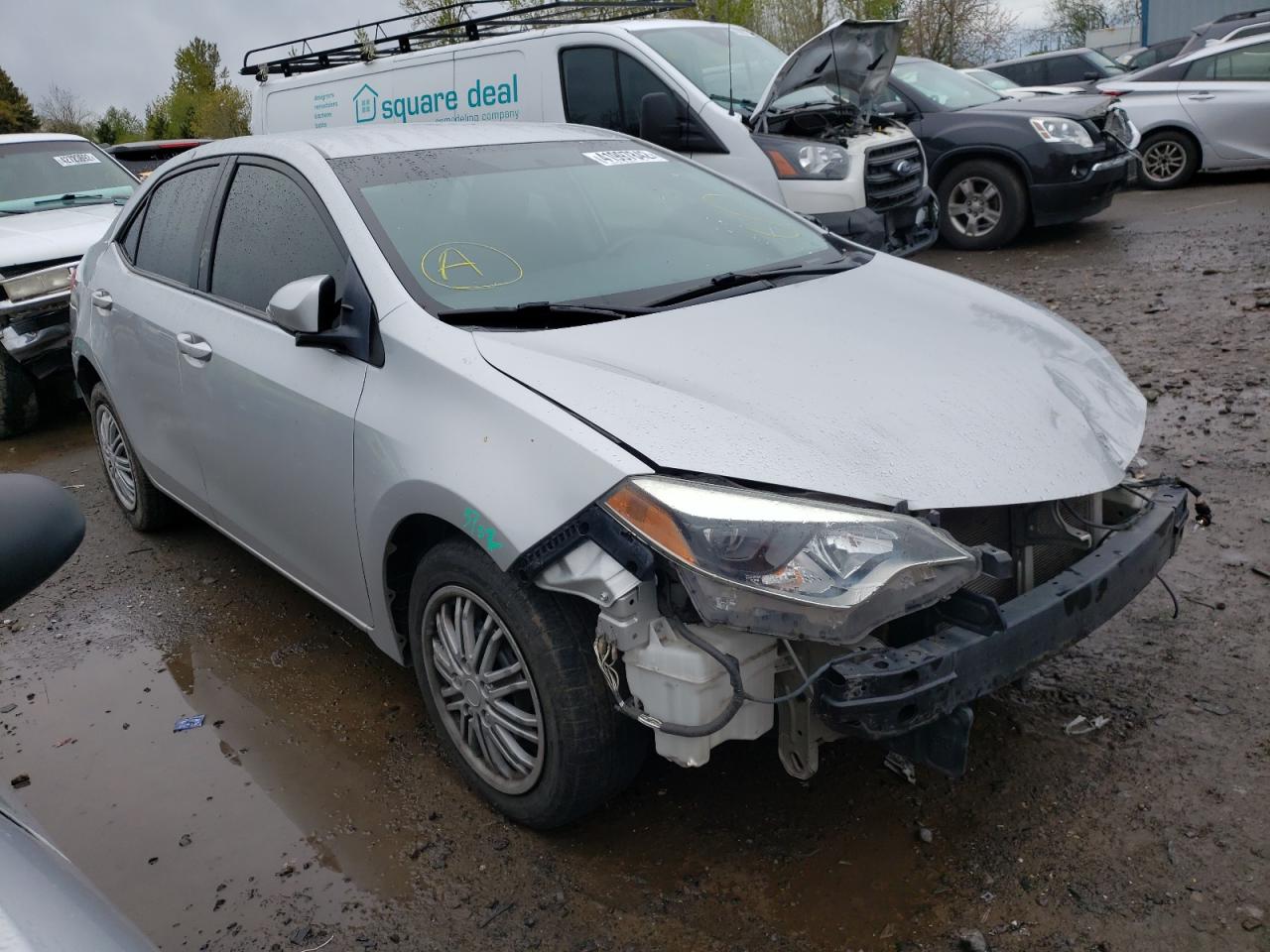 TOYOTA COROLLA L 2014 with VIN 5YFBURHEXEP130270 - Photo from auction