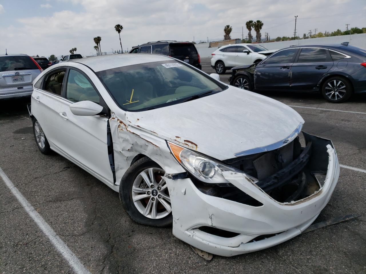 HYUNDAI SONATA GLS 2013 with VIN 5NPEB4ACXDH625398 - Photo from auction