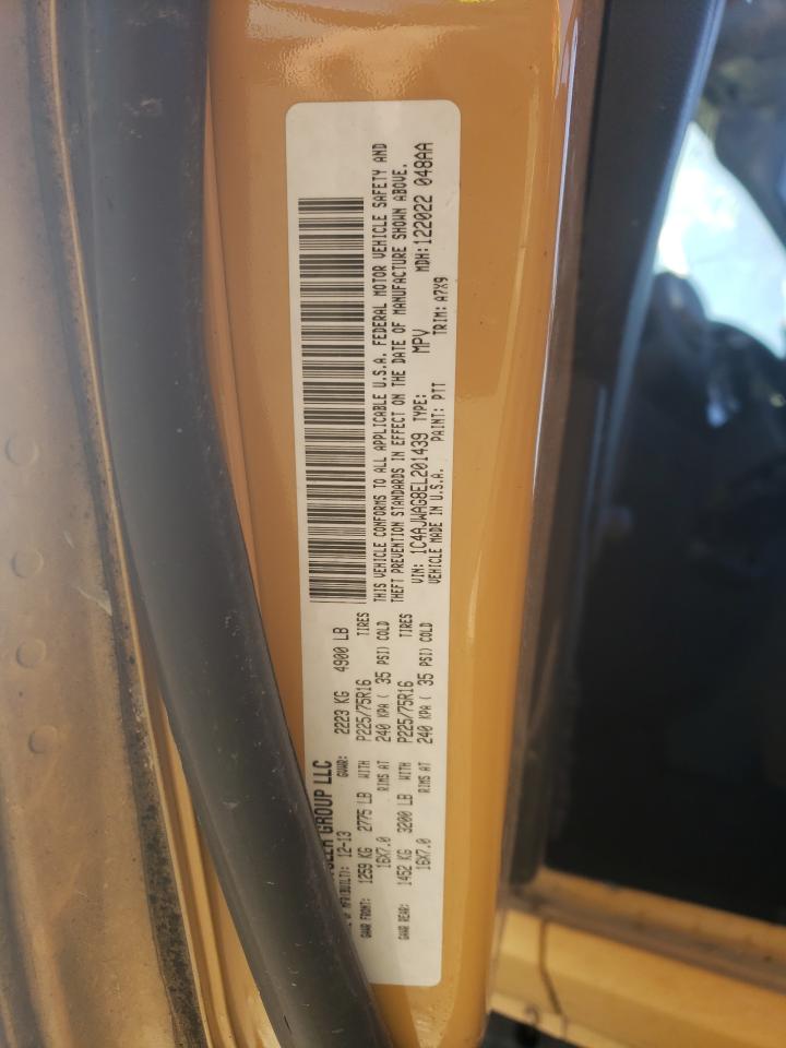 Photo 10 from auction – 2014 JEEP WRANGLER S with VIN 1C4AJWAG8EL201439