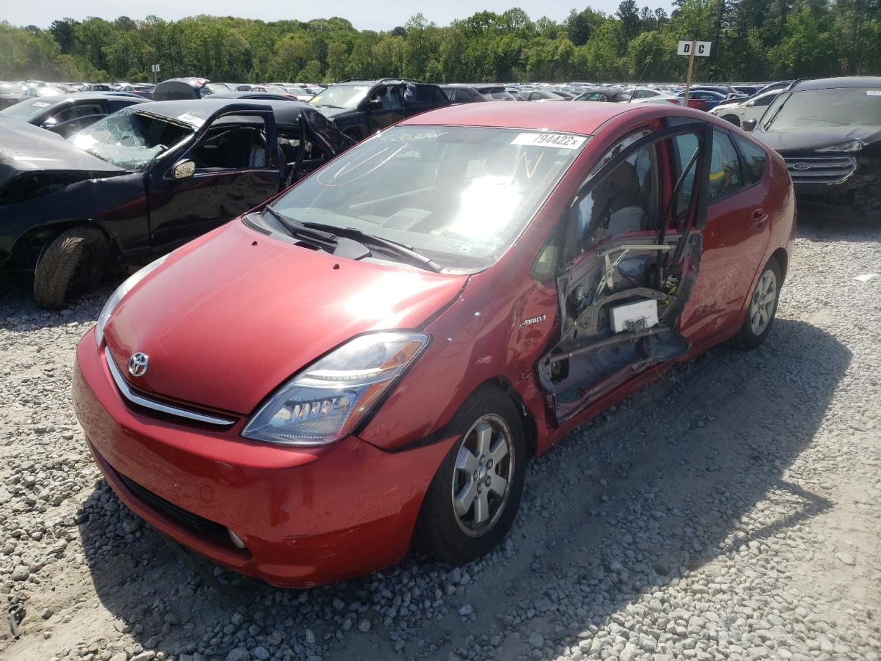 Photo 2 from auction – 2008 TOYOTA PRIUS with VIN JTDKB20U887769799