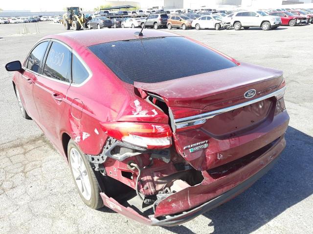 Photo 3 from auction – 2017 FORD FUSION SE with VIN 3FA6P0PU1HR201275