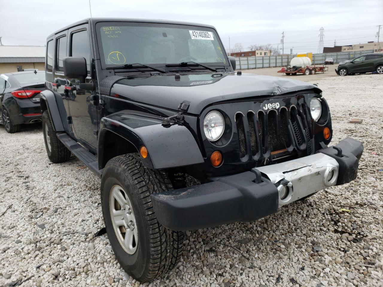 JEEP WRANGLER U 2010 with VIN 1J4BA5H17AL185190 - Photo from auction