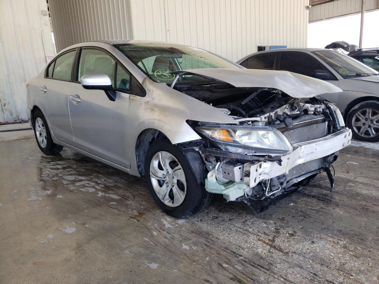 HONDA CIVIC LX 2014 with VIN 19XFB2F53EE053664 - Photo from auction