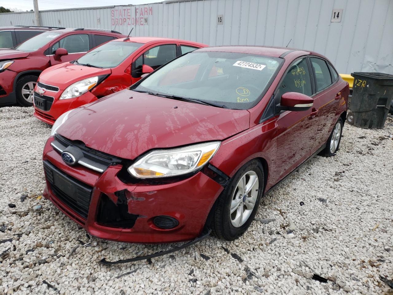 Photo 2 from auction – 2013 FORD FOCUS SE with VIN 1FADP3F21DL165119