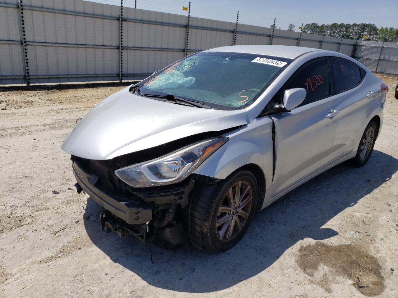 Photo 2 from auction – 2016 HYUNDAI ELANTRA SE with VIN 5NPDH4AE7GH774707