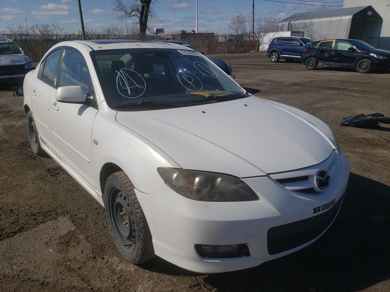 MAZDA 3 S 2007 with VIN JM1BK323X71728571 - Photo from auction