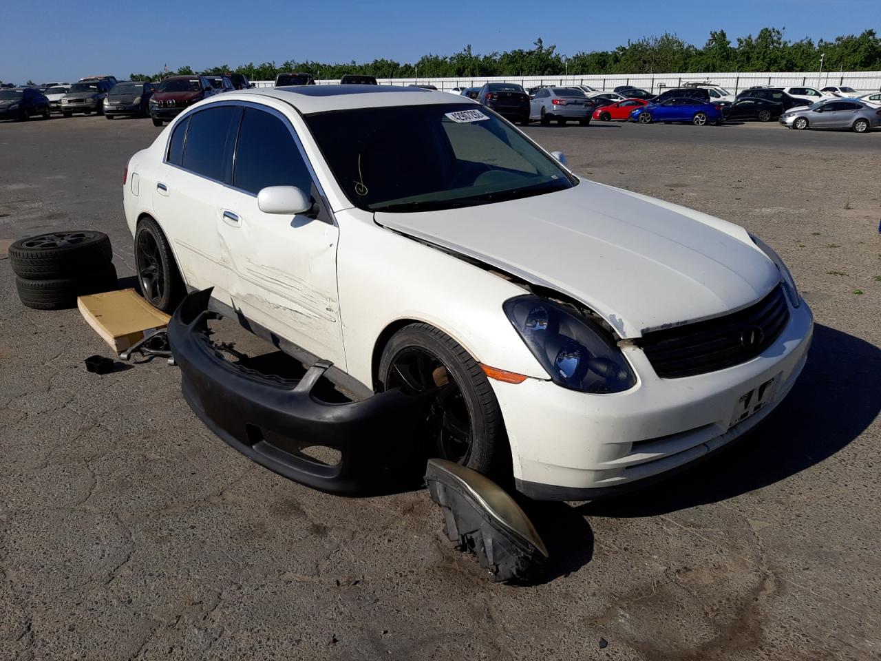 INFINITI G35 2003 with VIN JNKCV51E13M007802 - Photo from auction