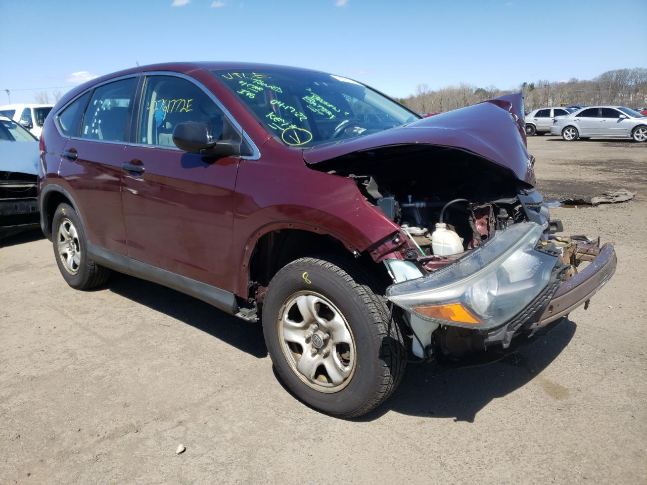 Photo 1 from auction – 2012 HONDA CR-V LX with VIN 5J6RM4H37CL037559