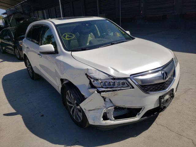 ACURA MDX TECHNO 2016 con VIN 5FRYD3H44GB006572 - Foto de la subasta