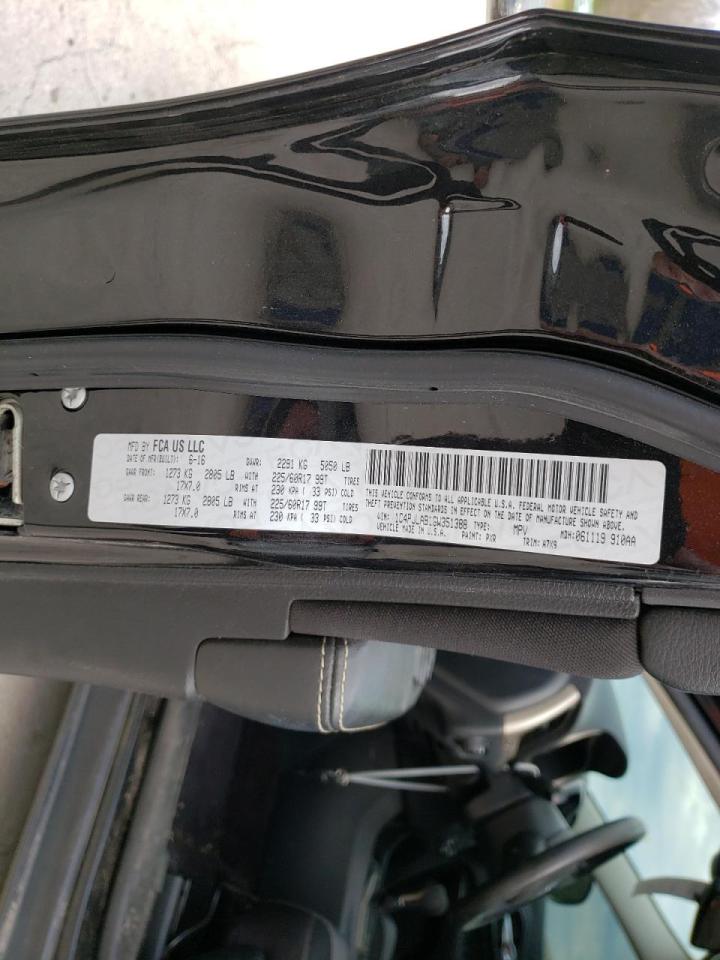 Photo 10 from auction – 2016 JEEP CHEROKEE S with VIN 1C4PJLAB1GW351388