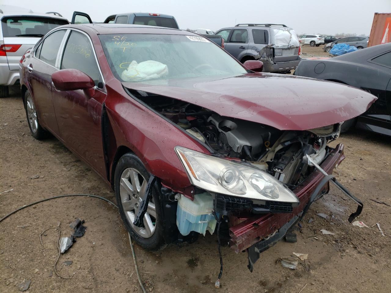 LEXUS ES 350 2007 with VIN JTHBJ46G272140825 - Photo from auction