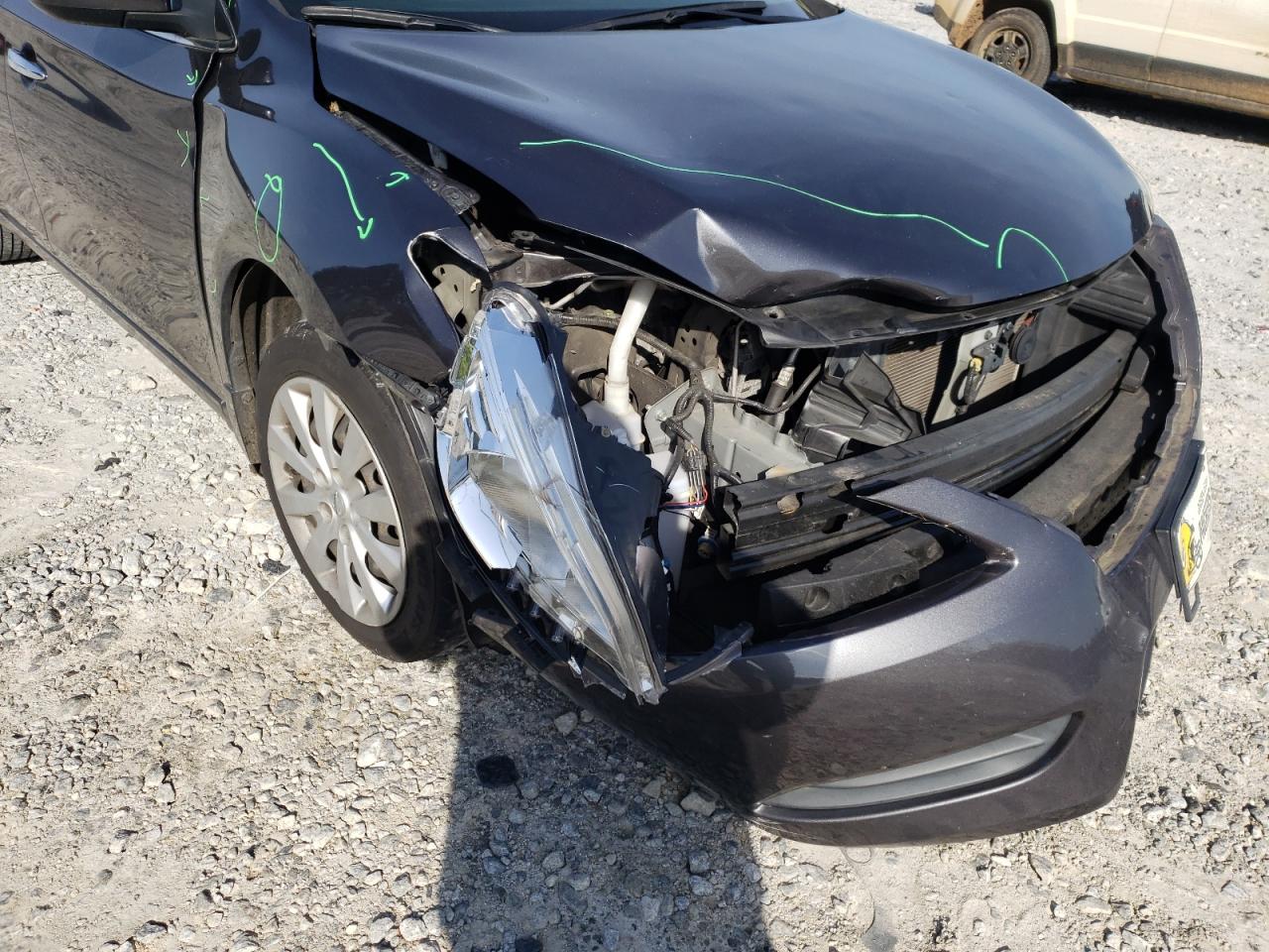 Photo 9 from auction – 2014 NISSAN SENTRA S with VIN 3N1AB7AP1EY341801