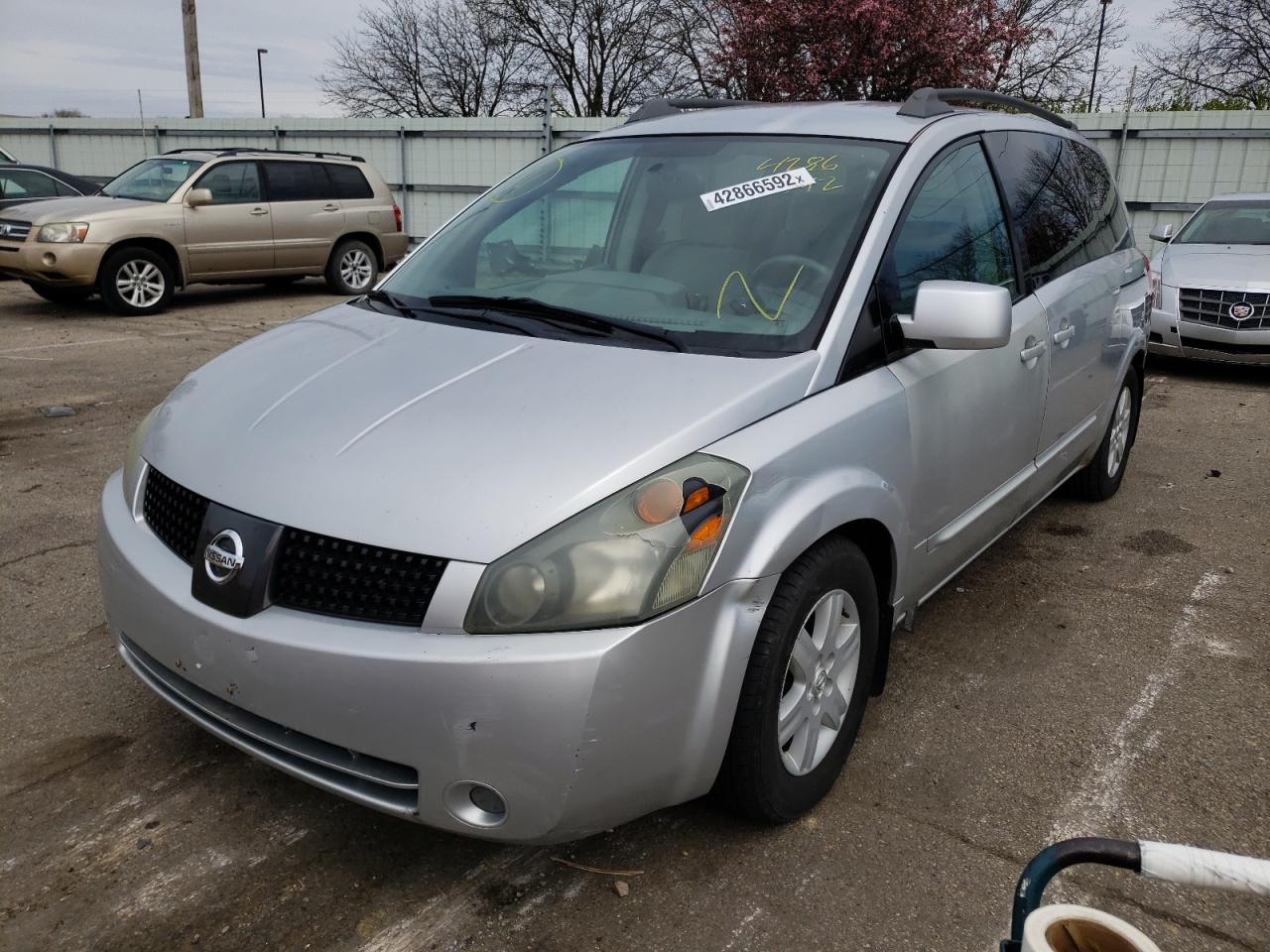 Photo 2 from auction – 2004 NISSAN QUEST S with VIN 5N1BV28U74N324371