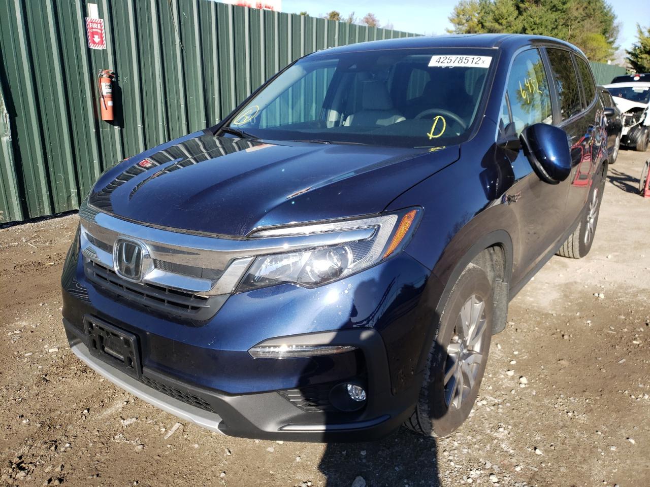 Photo 2 from auction – 2022 HONDA PILOT EXL with VIN 5FNYF6H52NB020540