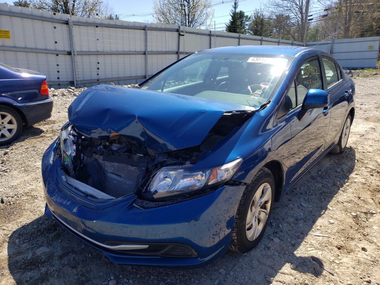 Photo 2 from auction – 2013 HONDA CIVIC LX with VIN 2HGFB2F56DH528566