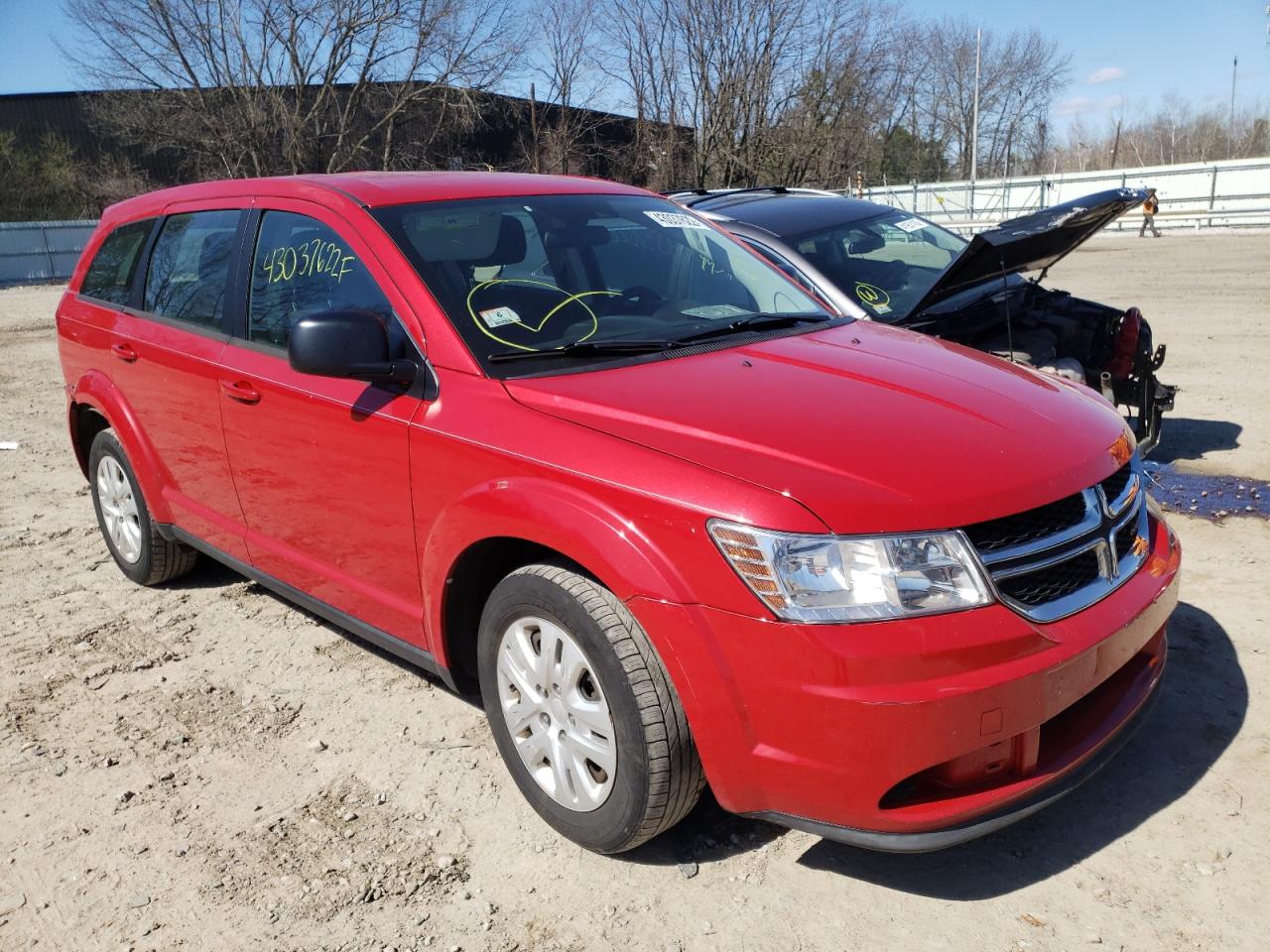 DODGE JOURNEY SE 2014 with VIN 3C4PDCAB9ET182425 - Photo from auction