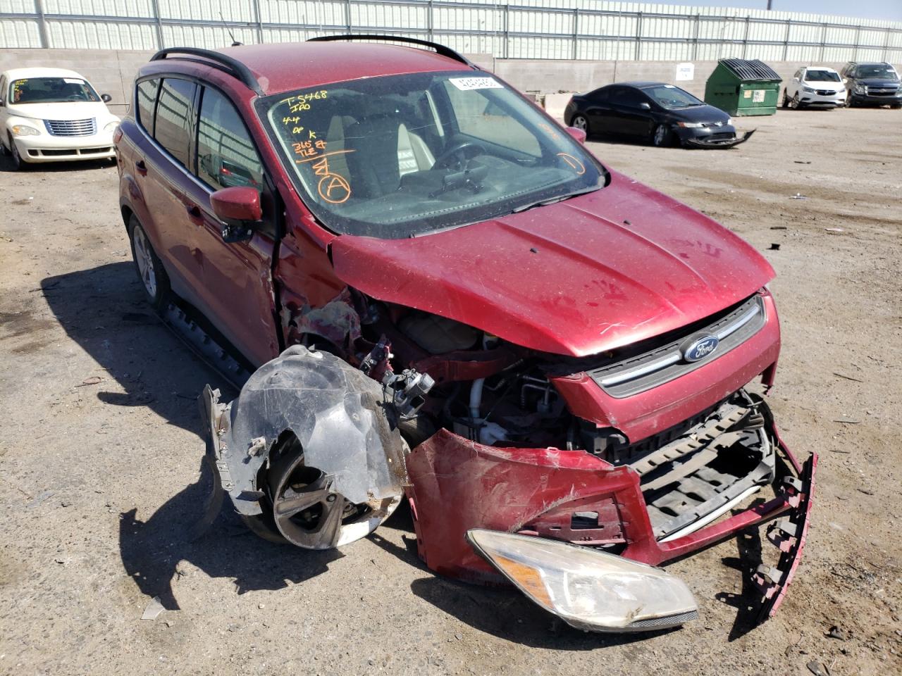 FORD ESCAPE SE 2015 with VIN 1FMCU0G95FUC79402 - Photo from auction