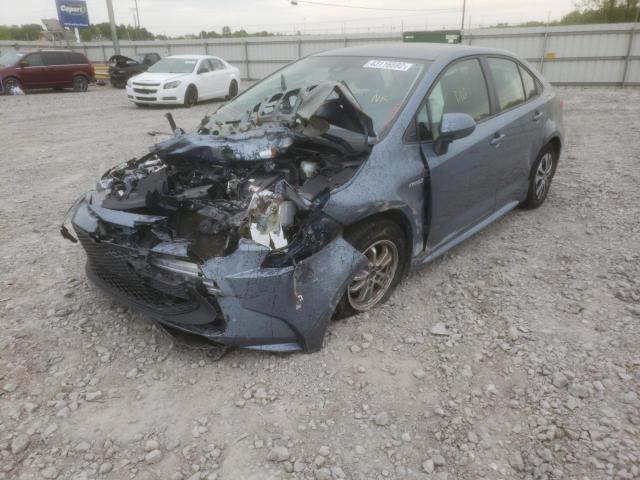 Photo 2 from auction – 2021 TOYOTA COROLLA LE with VIN JTDEAMDE5MJ005002