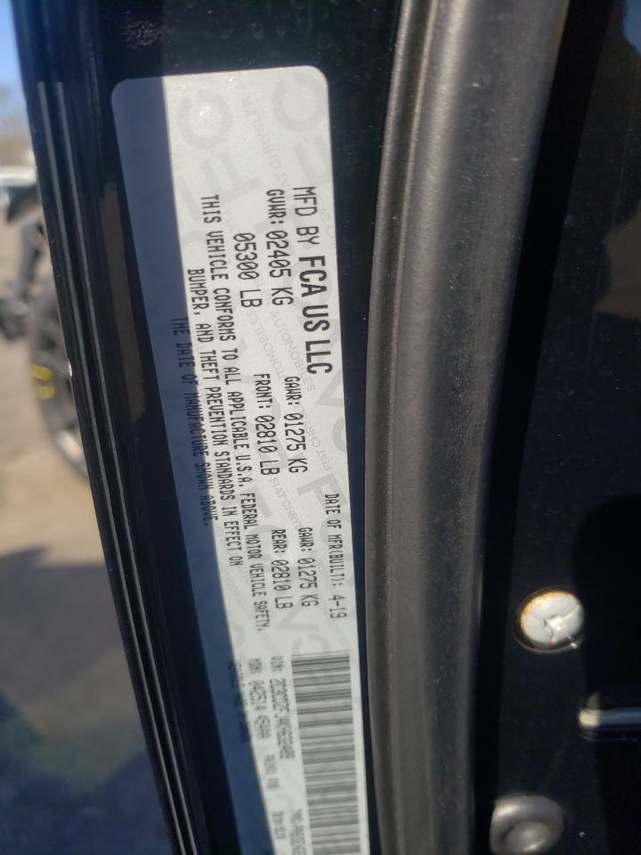 Photo 10 from auction – 2019 DODGE CHALLENGER with VIN 2C3CDZFJ4KH632489