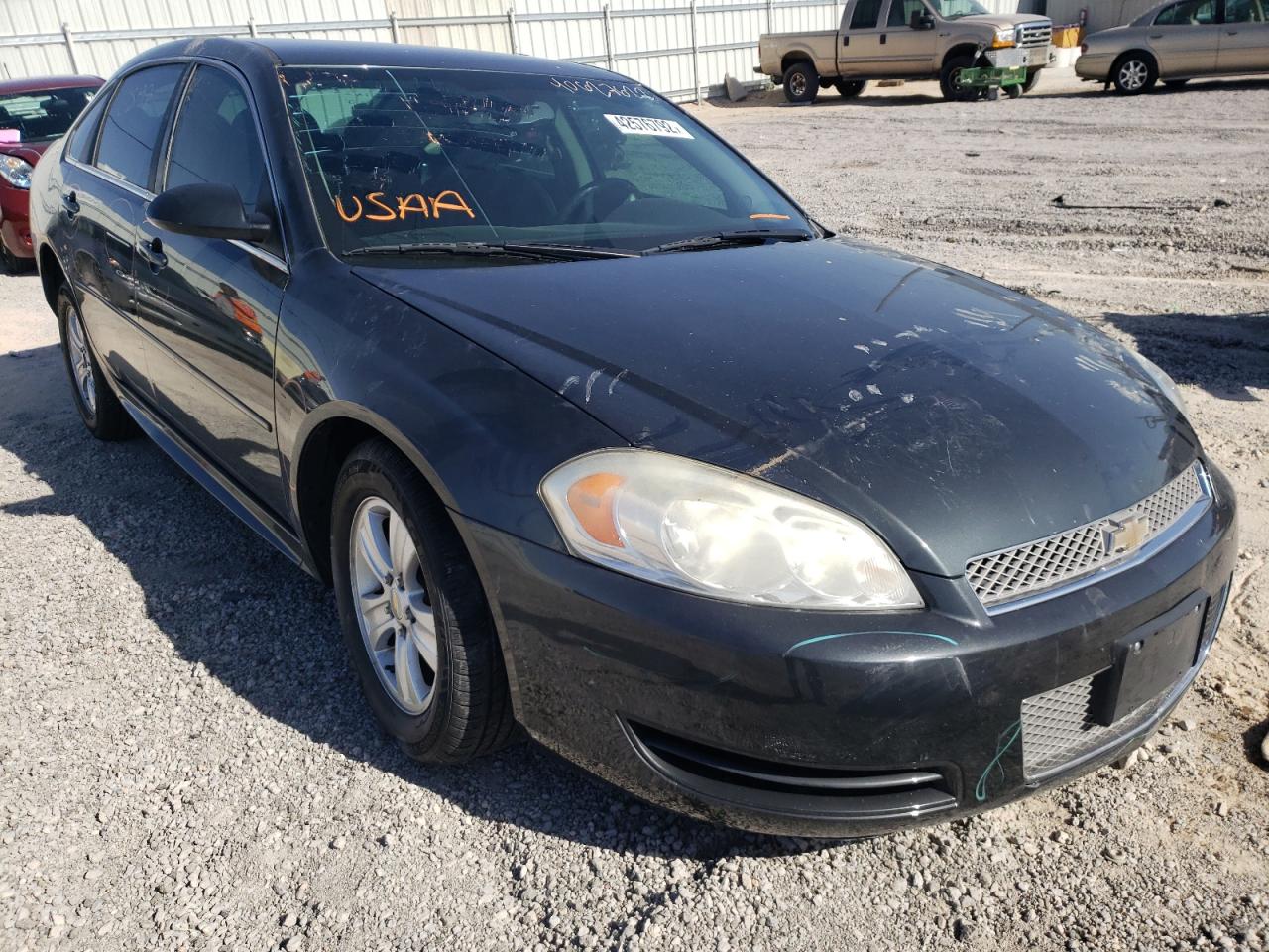 CHEVROLET IMPALA LS 2013 with VIN 2G1WF5E31D1211431 - Photo from auction