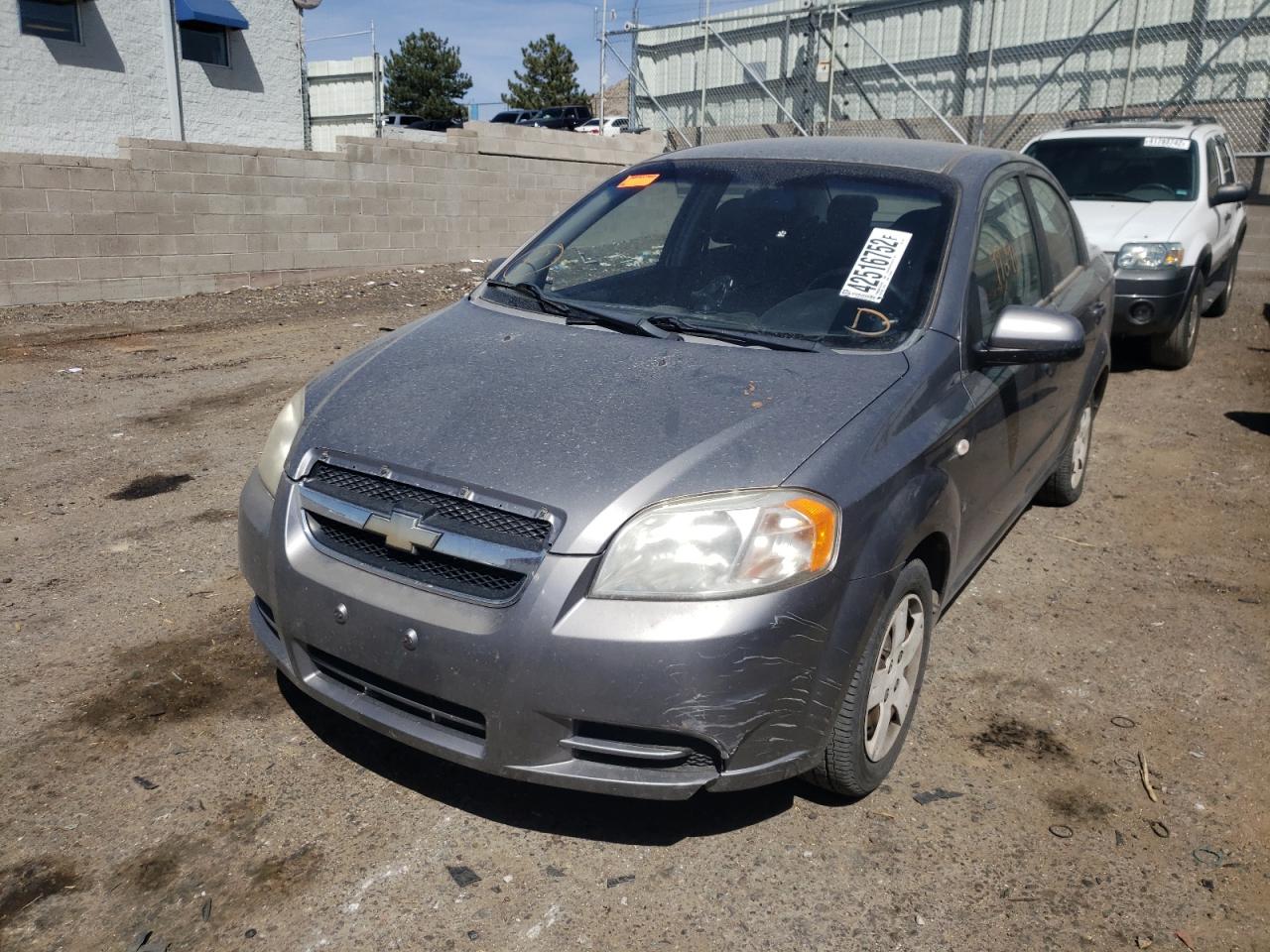 Photo 2 from auction – 2007 CHEVROLET AVEO BASE with VIN KL1TD56697B173385