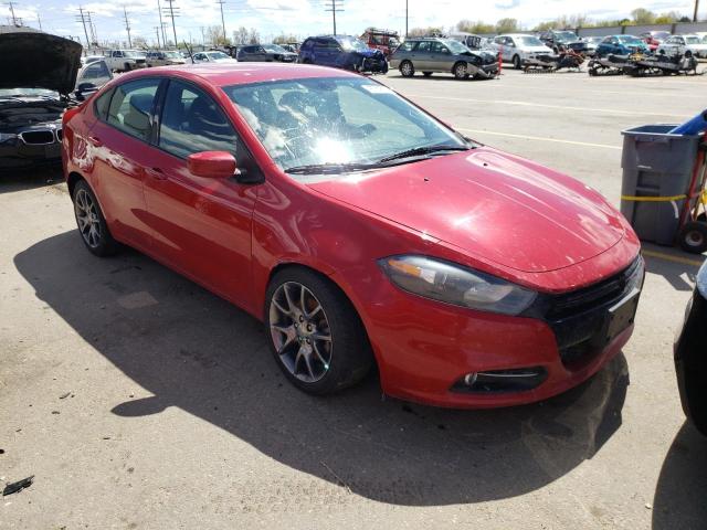 DODGE DART SXT 2013 with VIN 1C3CDFBA0DD343176 - Photo from auction