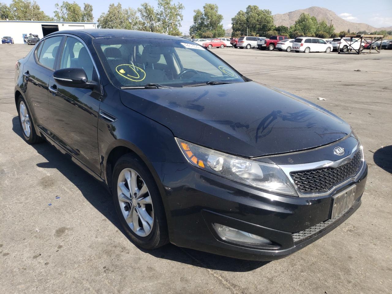 KIA OPTIMA EX 2013 with VIN 5XXGN4A71DG225731 - Photo from auction