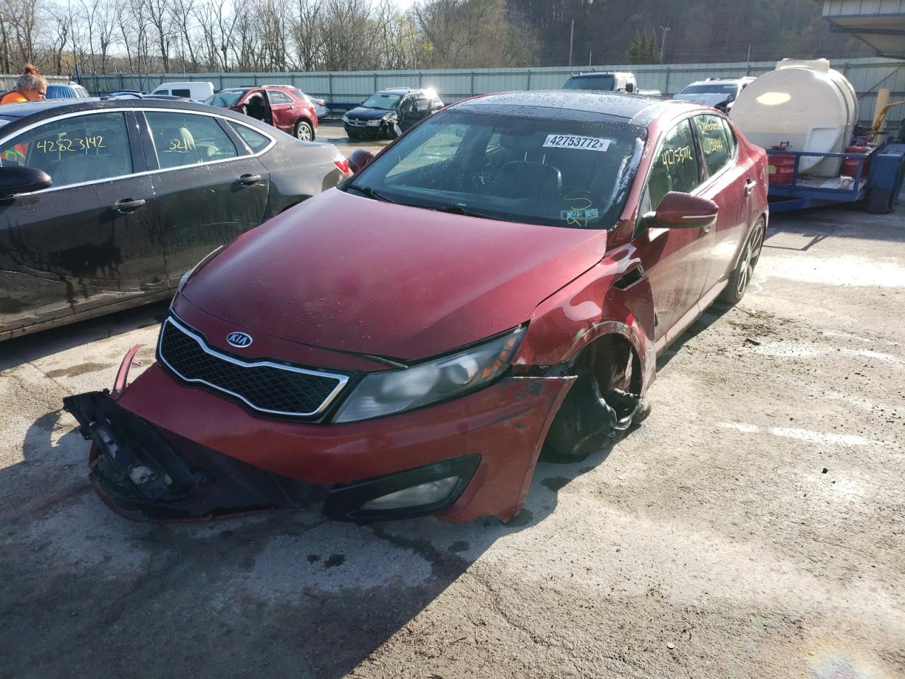 Photo 2 from auction – 2012 KIA OPTIMA SX with VIN 5XXGR4A63CG060078